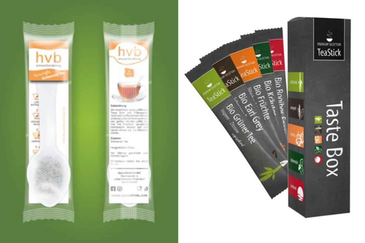 12. Bio TeaSticks in Aromabeutel mit Ihrem Firmenlogo