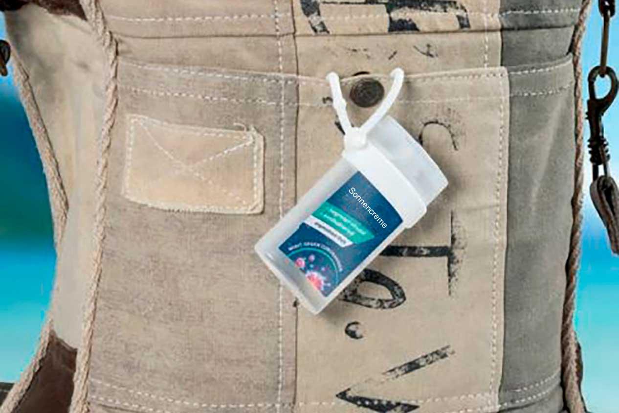 5. Sonnenschutz Lotion als Werbetraeger