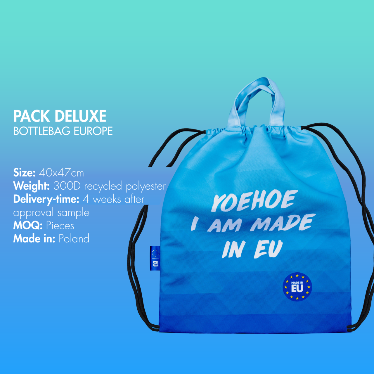 PACK DELUXE Bottlebag EUROPE-EN“‹