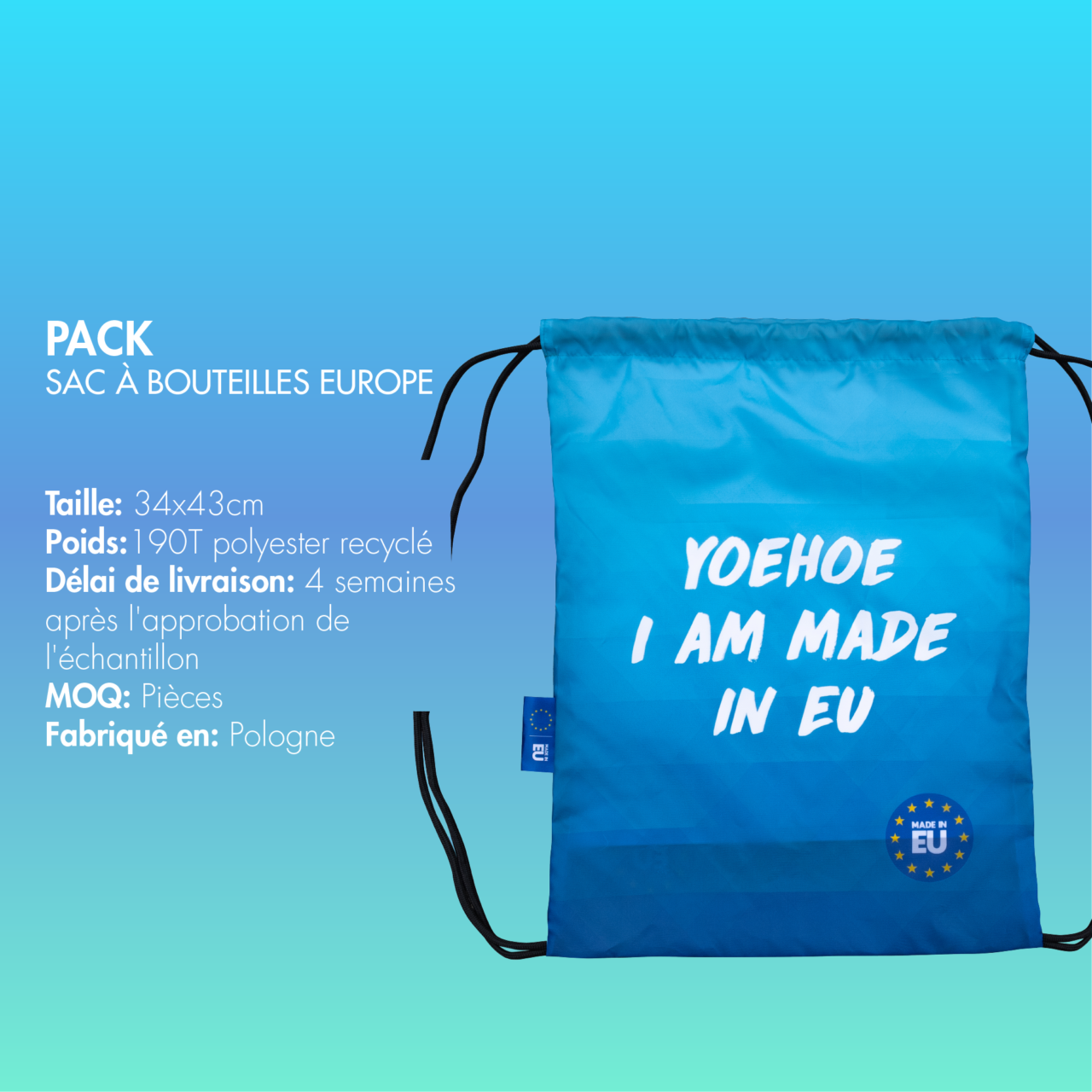 PACK SAC À BOUTEILLES EUROPE